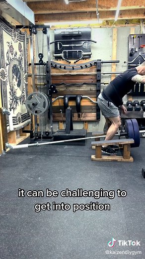 Belt squats with the t-bar row platform. What do you think? #kaizendiygym #garagegymexperiment #diyideas #gymequipment #diylife #diyhomeprojects #diyinspiration #diygaragegym #diyhome #diyhomegym #diygymequipment #homeworkout #homeexercise #workoutathome #fitnesshome #diygaragegym #gymathome #weightliftingathome #diyweighttraining #diyweightstorage #garagegymgear #garagegymstorage #homegymfanatics #homegymideas #garagegymhacks #homemadegym #gymfromhome #gymgarage #diyvideo #basementgymlife