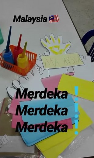 ART AND CRAFT FOR KIDS | MALAYSIA MERDEKA 2019