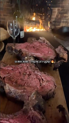 Hanging PRIME RIB RACK – Fire Pit Roast Explosion 🔥🥩