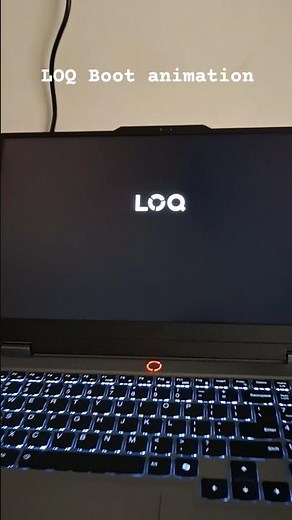 lenovo LOQ Boot animation #laptop #loq #technology #smartphone