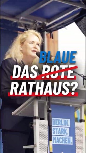 Wir machen das Rote Rathaus blau: Der Auftakt in Berlin