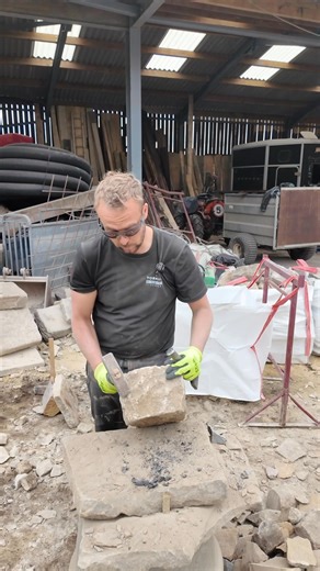 Reclaimed Stone Dressing Method | The Yorkshire Stone Dresser