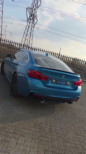 BMW 440i exhaust sound. petrol cars