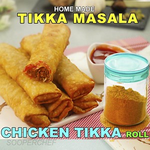 408K views · 5K reactions | Try out Special Chicken Tikka Roll with Easy Homemade Tikka Masala today in Iftari. Easy to make and store for months. This delight of crunch Special Chicken Tikka is best to have. Make Easy Homemade Tikka Masala and share your thoughts with us. Find Recipe Card Here: https://bit.ly/2JcecVD Download Mobile App: goo.gl/tXAXi4 #ChickenTikkaRoll #TikkaMasalaRecipe #SehriSpecialRecipe | SuperChef | Facebook