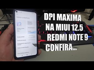 REDMI NOTE 9 DPI MAXIMA NA MIUI 12.5