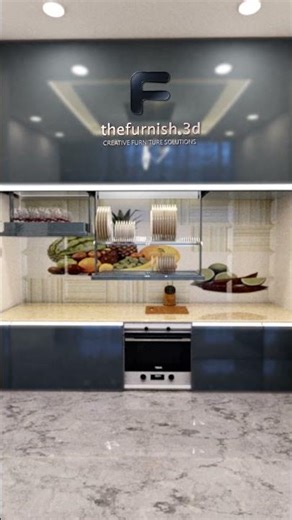 Magic Kitchen Storage. Hidden Electric Dish Rack that Lowers to Counter #home #smartkitchen