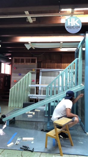 Sensory Gym Slide Build 🛝 Because every Sensory Gym deserves a slide. Built for movement and big smiles. 👉 Contact us for a quote: https://hksensorygyms.com/free-consultation/ ▶️ See more builds on our YouTube channel: https://www.youtube.com/channel/UCxPQX5ENL0tafxeypmu28IQ #sensorygym #sensoryroom #woodworking #occupationaltherapy #autism | HK Sensory Gyms