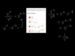 Properties of Exponents Challenge (Integer Exponents): Practice