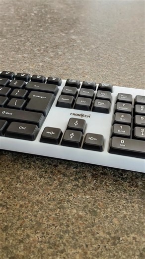 2026 Frontech KB-0042 Wired Keyboard RGB Backlight 104 Keys Wired USB Standard Gaming #shorts #short