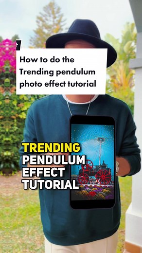 Capcut Photo Effect Tutorial: Trending Pendulum Effect