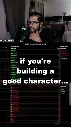 The Two MOST IMPORTANT Traits in Project Zomboid #projectzomboid #zomboid #gaming