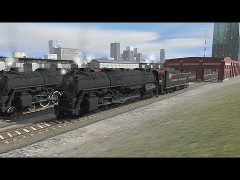 K&L Trainz 4-8-4 Northern Whistle Demonstration - TRS19