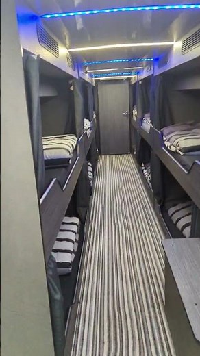 16 Berth Double Decker bus camper Conversion #vanhool