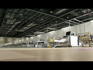 A first look inside London's new NHS Nightingale hospital for coronavirus patients