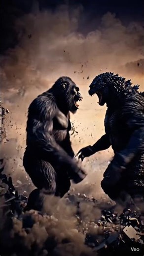King kong vs Godzilla Epic Final Battle in 4K 😱🔥#kingkong #godzilla #battlefield #cartoon