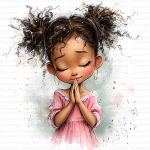 15 Printable Little Girl Praying, Girl Faith, Beautiful Cute Girl Clipart, Watercolor Clipart, Church Child, Paper Craft, Journal - Etsy