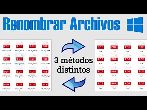 Bulk Rename Files with Windows Tools