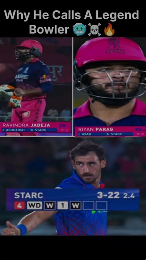 Mitchell Starc on Fire 🔥 | Destroys Jadeja & Riyan Parag Back-to-Back 😳🏏