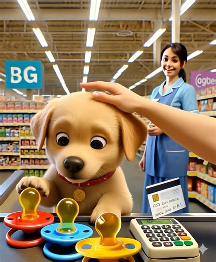 Why Did This Cute Dog Buy 3 Pacifiers? The Heartwarming Ending Will Melt You! ❤️🐶