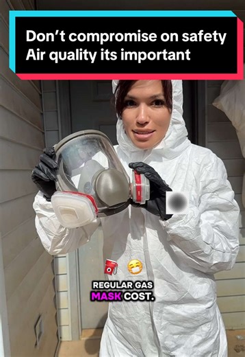 Your lungs are important! Stop breathing those harmful chemicals. This full face respirator with #p100 filters is a game changer! Don’t compromise on safety! It’s so easy to not think it matters when you walk into a a dusty bad air quality house not it doors matter …I’m guilty of not wearing masks myself but I’m trying to do better. #healthandsafety #gasmask #prepper #respirator