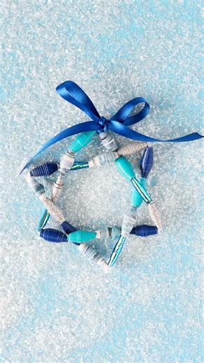 How to Make Duck Tape Beads ✨ A cute craft for Hanukkah. #duckbrand #ducktape #ad #crafts #hanukkah #craftsforkids | The Craft Patch