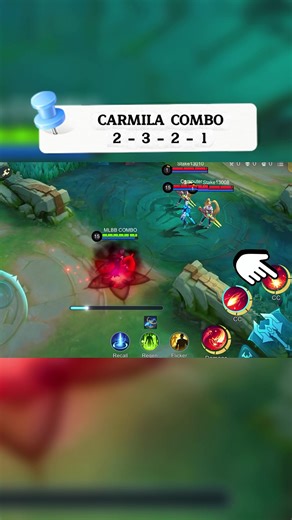 CAMILLA COMBO FOR BEGINNERS | MLBB ✅ #mlbbcombo #MLBB #tutorial #carmilla