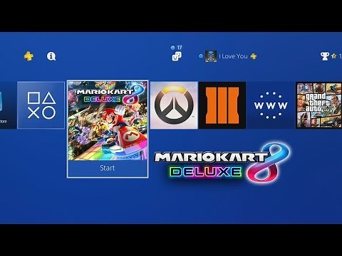 PLAYING MARIO KART 8 DELUXE ON PS4!