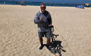 With a metal detector and lots of patience, he reunites lost wedding rings with their owners