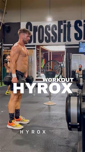 ✖️HYROX ROW & DB GRIND✖️ #hybridathlete #hyrox #crossfit #fitnessracing #crosstraining
