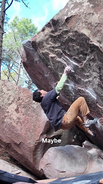 ok did I dab? #bouldering #climbing #climber #rockclimber | bouldering