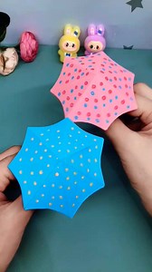 117K views · 760 reactions | Title: DIY Paper Umbrella Craft ☂️✨ Hashtags: #PaperUmbrella #UmbrellaCraft #DIYPaperArt #EasyCraftIdea #CutePaperCraft #HandmadeDIY #CreativePaperCraft #FunCrafting #PaperDIYProject #KidsCraftActivity | paper craft ideas | Facebook