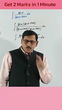 NCERT Class 12 Maths | Integral Calculus | Integrate the function (sec x)/(sec x + tan x) w.r.t x