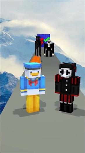 Minecraft Survival Run Donald Duck vs ClownPierce Epic Fıght! #minecraft