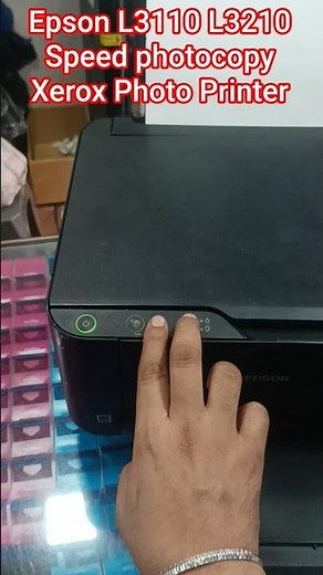 Epson L3110 L3210 Speed photocopy Xerox Photo Printer#epson #service #printersupportsoftware