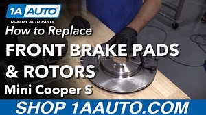 How to Replace Front Brakes 2007-14 Mini Cooper S