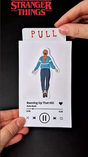 DIY STRANGER THINGS Love Card That MOVES! 😲 Fun & Easy Paper Crafts ❤️ Cute Gift Idea