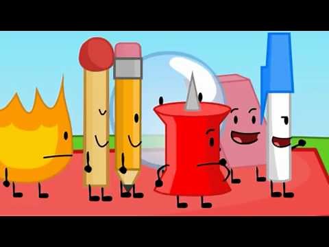 BFDI episode 1 (parts 1 and 2) sped up!