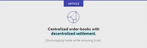 Centralized order-books with decentralized settlement