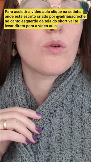 Crocheted cowl using the shell stitch. The video tutorial is now available!