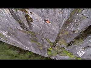 Index Town Wall Rock Climbing Aerial Footage