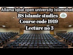 BS Islamic studies (Arabic lecture 3)