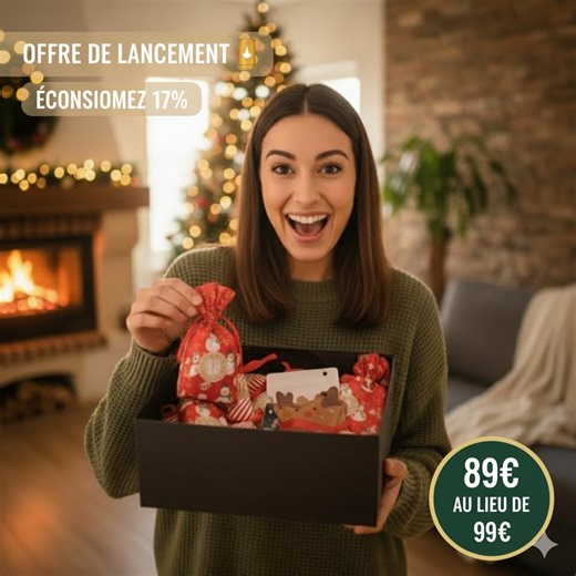 "3 cadeaux achetés. 15 personnes à recevoir. Je suis déjà épuisée."...