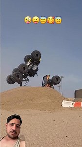 Flipping machine 🚜🚜🚨🏎️🚔🚞🚒🐠🐠 #automobile #monstertruckjump #offroad #fullsendordontsend