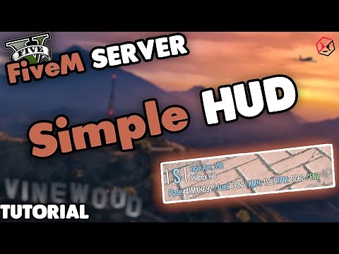 FiveM Simple HUD Tutorial | FiveM HUD UI ÄNDERN | FiveM Server erstellen