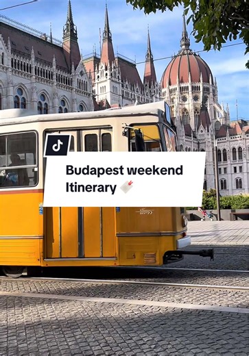 📌Follow @irisenbudapest for more Budapest, travels & food recommendations ⬇️Weekend itinerary Budapest 🔖Friday Hungarian Parliament (get tickets with the link on my bio 🎟️🔗) St. Stephen’s Basilica & Terrace (get tickets with the link on my bio 🎟️🔗) Liberty Bridge Market Central Hall River cruise 🔖Saturday Fisherman’s Bastion Buda Castle Hungarian National Gallery Rudas Spa (get tickets with the link on my bio 🎟️🔗) Szimpla Kert 🔖Sunday Heroes Square Vajdahunyad Castle M1 Line ©️Content 