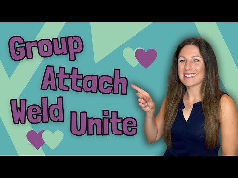 All About Group, Attach, Weld & Unite in Cricut Design Space