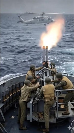 40 mm Bofors L60 — The Iconic WWII Anti‑Aircraft Gun #shorts #youtubeshorts