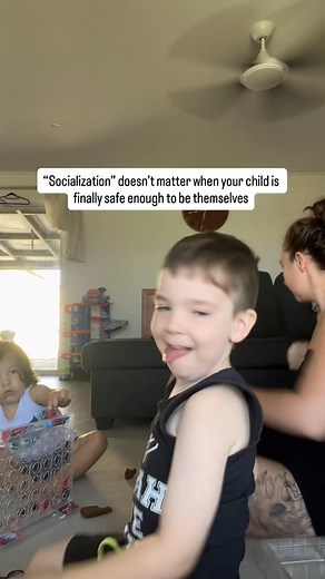 “Socialization” doesn’t matter when your child is finally safe enough to be themselves. Everyone loves to throw that word around — socialization. As if keeping your child in an environment that breaks their spirit is somehow better than letting them thrive in peace. They said, “Won’t they miss their friends?” “Don’t they need to learn how to cope in the real world?” But here’s the truth — my child couldn’t even be themselves in that “real world.” They were masking. Shrinking. Shutting down. Scho
