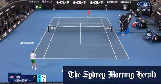 Australian Open Highlights: Learner Tien v Daniil Medvedev