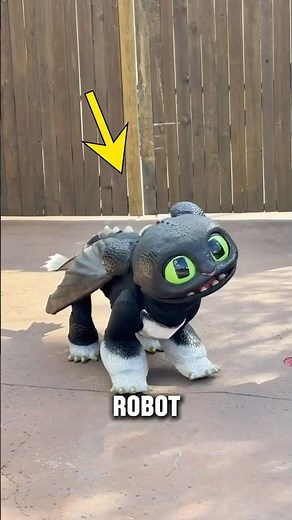 Did They Just Turn a Robot Into a son of Toothless? (ig/patrickadougall) #shorts